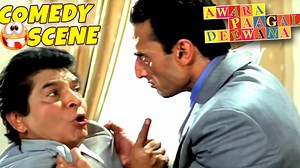 Asrani Reading Om Puri's Will | Comedy Scene | Awara Paagal Deewana | Hindi Film