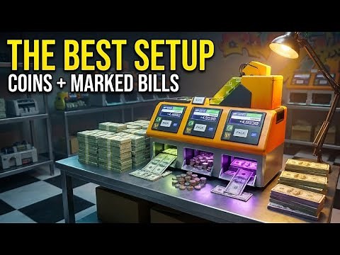 Cash Cleaner Simulator: The BEST SETUP Money Counter (Coins + Marked Bills)