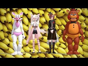 [MMD x FNAF] Minions Banana Song