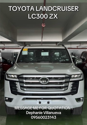 🔥 TOYOTA LAND CRUISER AVAILABLE 🔥 Limited allocation only. Secure your unit now!. PM me for pricing & promos. #Toyota #toyotalandcruiser #toyotalc300 #toyotaph #toyotaprado