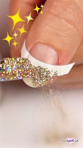 38K views · 93 reactions | Glitter Tip Nail Art ✨ #nailart | cutepolish | Facebook
