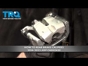 How to Replace Rear Brake Calipers 2014-2023 Jeep Cherokee