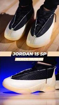 Air Jordan 15 SP Black Muslin #weartesters #sneakers