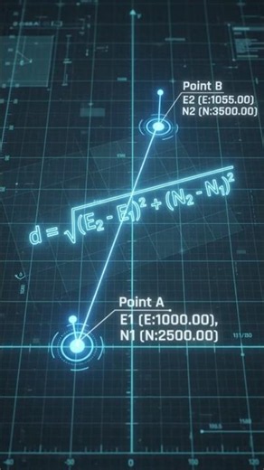 Distance Between Two coordinates.#shorts
