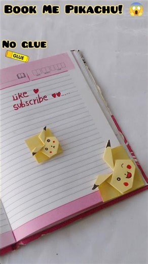 ⚡No Glue Pikachu! 🐭✨#shorts #noglue