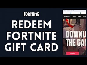 How to Redeem Fortnite Gift Card (2023)