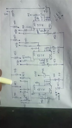 Powerfull Mini Active Crossover Circuit Diagram#design #electronic #diyelectronics #amplifier #sound