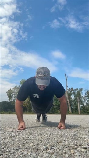 Push Ups On Gravel