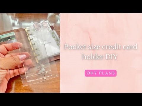 Credit card holder DIY :)