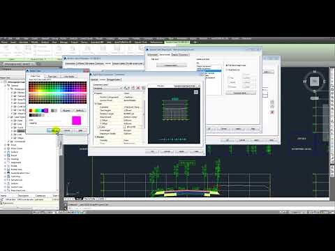 Edit text colours of Section View Bands in Civil 3D