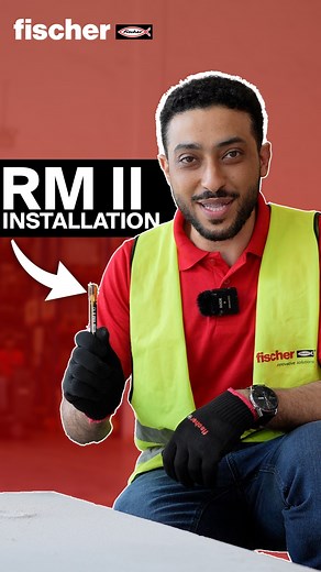 🔩 Quick, Clean, and Powerful – Installing RM II Capsule! here’s how you install the fischer RM II Resin Capsule — the fast and reliable solution for high-strength anchoring! 🚀 ✔️ No need to clean the drill hole – saves time and effort ✔️ Cures in just 3 minutes — perfect for hotter regions ✔️ Strong, efficient, and easy installation every time 🔧 Master your installations the fischer way! 👉https://www.fischer.ae/en-ae/products/chemical-fixings/resin-capsules/resin-capsule-rm-ii 📍 Visit the f