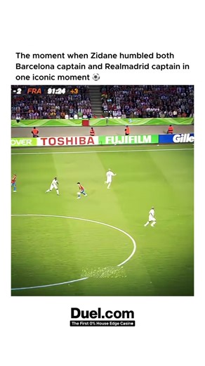 On the day June 27th 2006 the world watched a masterpiece as France faced Spain in the Round of 16 of the World Cup held in Hannover it was a night where experience met youth and Zidane stood as the bridge between eras⚽️ Spain started with rhythm and hunger with Xavi and Torres pushing forward while Puyol stood tall leading the backline and Casillas roared in goal both determined to stop France's veterans from shining under the German lights🥶 But Zidane had other plans his movement slow yet sha