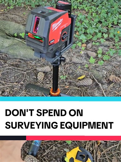 Surveying Basics: using a self-leveling laser and a rod to get height elevation of various objects, without breaking the bank. #surveying #siteplan #survey #engineering #tooltips #tipsandtricks #tipoftheday
