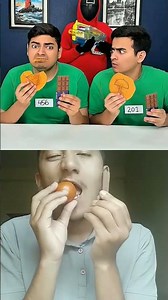 Chocolate Vs Dalgona #funny #shorts #trending #dietfood