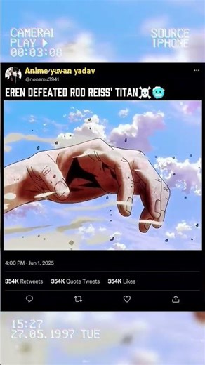 Arean defeated ros rises titan