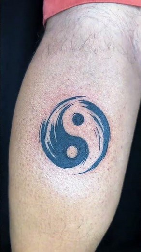 Yin Yang Balance Tattoo