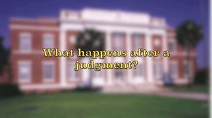 9 - After a Judgment