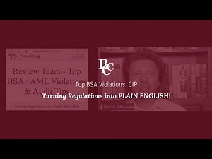 Top BSA Violations: CIP