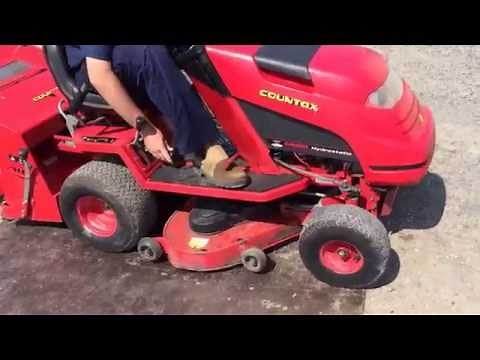 COUNTAX 38" C400H RIDE ON PETROL LAWNMOWER