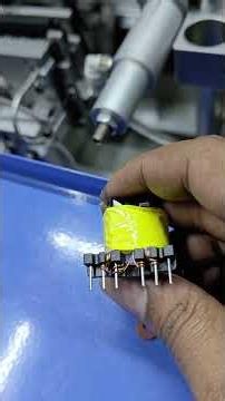 Automatic Machine for Production of Ferrite Core Transformer Coil Winding with Sleeve & Taping