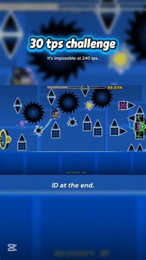 30 tps IMPOSSIBLE LEVEL #geometrydash #gd #gaming