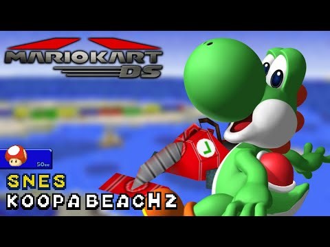 Mario Kart DS - 50cc - Yoshi - Poltergust 4000 - SNES Koopa Beach 2 | Ep. 3577