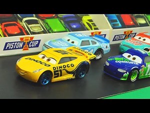 Disney Cars 3 : Dinoco Cruz Ramirez'S Piston Cup Race! - StopMotion