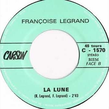 Françoise Legrand "La lune" 1970 CARSON