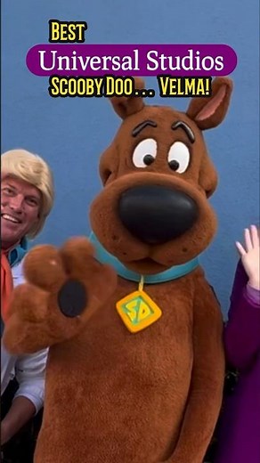 Best! Scooby Doo and Velma! Universal Studios!