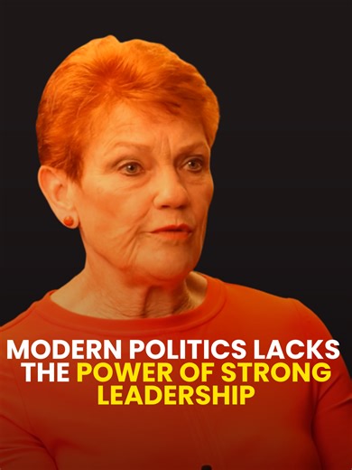Senator Pauline Hanson: Modern politics lacks the power of strong leadership #Leadership #Politics #PoliticalLeadership #HistoryMatters #AbrahamLincoln #WinstonChurchill #MargaretThatcher #LeadershipLessons #PublicPolicy #PoliticalDiscussion #youtubeshortsvedeo #TrendingNow