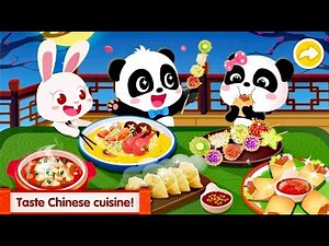 BabyBus Little Panda's Chinese Recipes|Cooking Gameplay |BabyBus kids games