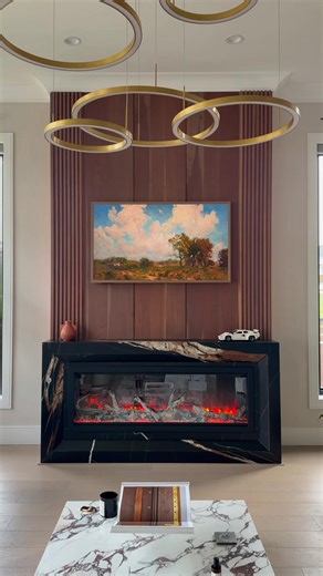 These frame tvs always amaze me with how realistic the artwork looks, even the tiny details in the image 🤯 @Hisense canvas TV