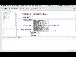 Creating a Command Line Menu/Switch Statements