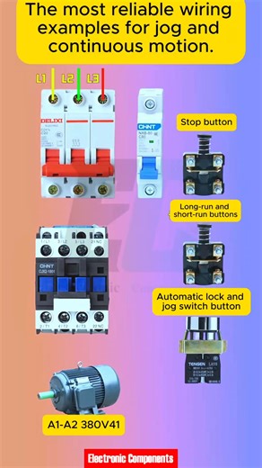 18K views · 179 reactions | The most reliable wiring examples for jog and continuous motion #fblifestyle | 퐄퐥퐞퐜퐭퐫퐨퐧퐢퐜 퐂퐨퐦퐩퐨퐧퐞퐧퐭퐬 | Facebook