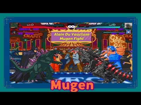 Mugen : Godzilla & New Batman Vs Mech-Godzilla & Bane (Request)