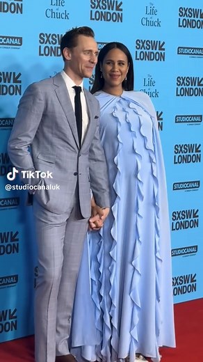 Tom and Zawe 💙 #tomhiddelston #zaweashton #thelifeofchuck