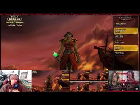 Manually Multiboxing 5 Ele Dungeon Spam (Level 54) | TBC!