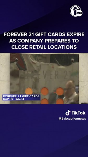 If you have a gift card or store credits for Forever 21, you must use them by Tuesday.