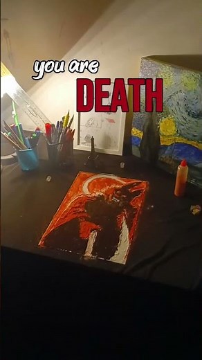 powder art death 🐺 / puss in boots ❤️