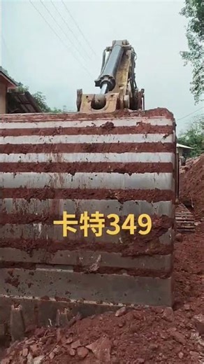 Heavy Excavator CAT 349 in Satisfying Action#reality#treding#video#shorts