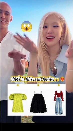 Which Rosé Outfit Looks BEST? 👀🔥 | BLACKPINK Rosé #rosé #blackpink #outfit #kpop #viral