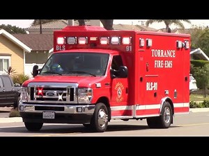 Torrance Fire & EMS *NEW* BLS 91 Engine 96 & Rescue 96 Responding