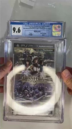 SOLD Dissidia 012 Final Fantasy PSP • CGC 9.6 A+ Sealed USA copy • Low POP High-Grade Collectible