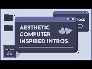 free computer inspired youtube intro templates // free to use ✦