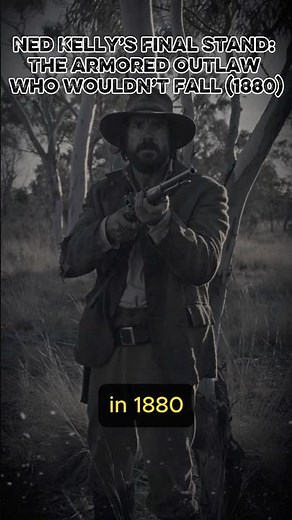 Ned Kelly’s Final Stand: The Armored Outlaw Who Wouldn’t Fall (1880)#NedKelly #AustralianHistory