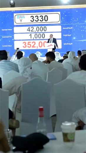 Ehab Abou Alezz lives and works in Dubai, United Arab Emirates and is an Oct 2023 WWCA Graduate. He is the Auctioneer for the Roads and Transportation Authority for Dubai RTA auctioning distinguished vehicle number plates. The auction held on the 30th of December 2023 for 90 plates resulted in a total gross sale of 52 million ($14.1 million US). “I was selected the auctioneer for the Dubai government for my performance in this auction which was totally different from our previous auctions going 