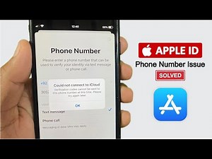 Could not connect to iCloud | Verification codes cannot be sent to this phoen number at this time