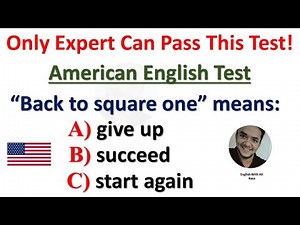 Only Expert Can Pass This Vocabulary Quiz Challenge | American English Test ✍️