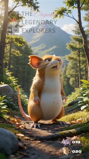 Rattata and its powerful evolution, Raticate
