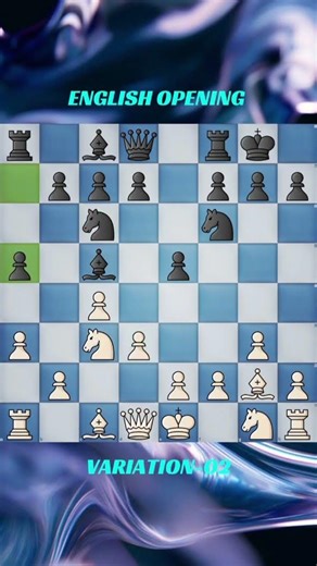 Chess English opening variation-02 #chess #shorts